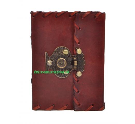 Design Antique Lock Diary Handmade Notebook